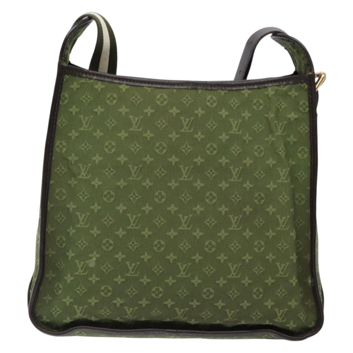 LOUIS VUITTON Monogram Mini Besace Mary Kate Bag TST Khaki M92322 LV Auth 135890