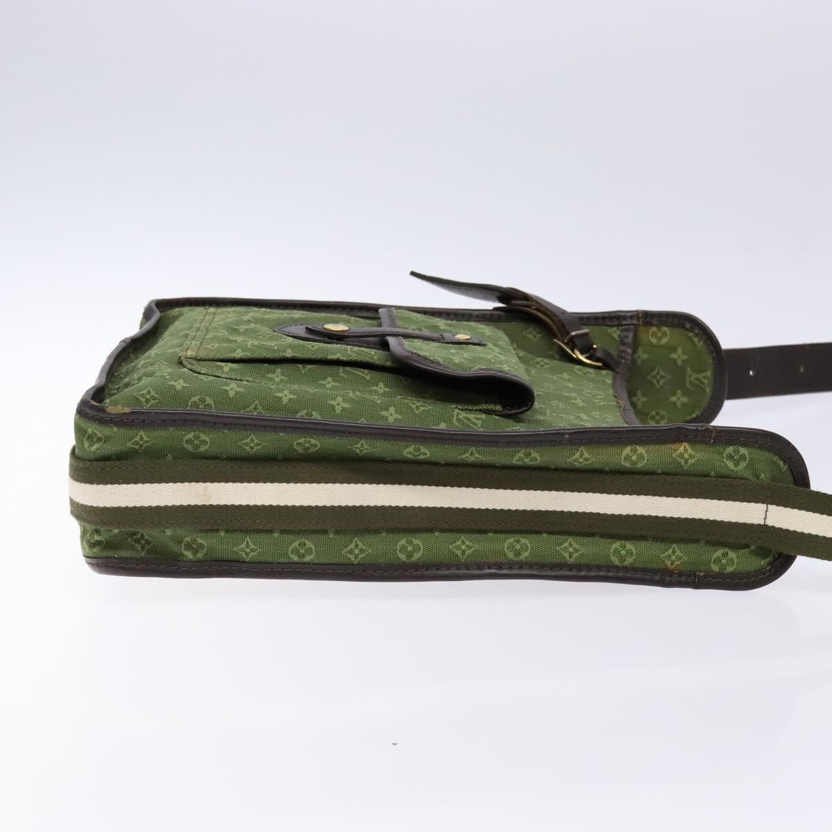 LOUIS VUITTON Monogram Mini Besace Mary Kate Bag TST Khaki M92322 LV Auth 135890