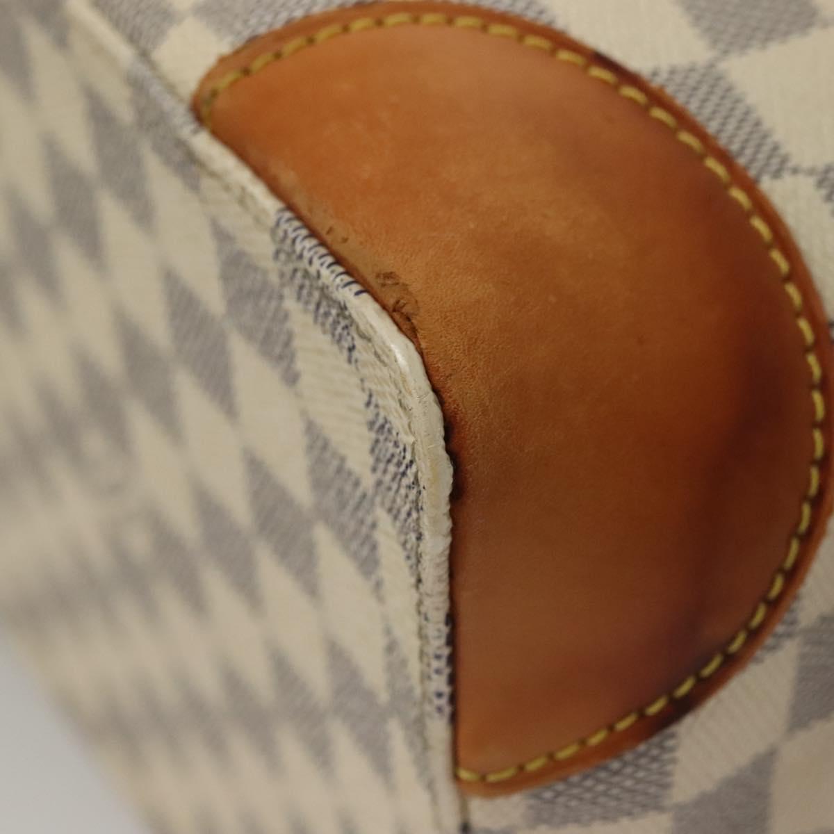 LOUIS VUITTON Damier Azur Hampstead MM Tote Bag N51206 LV Auth 135893