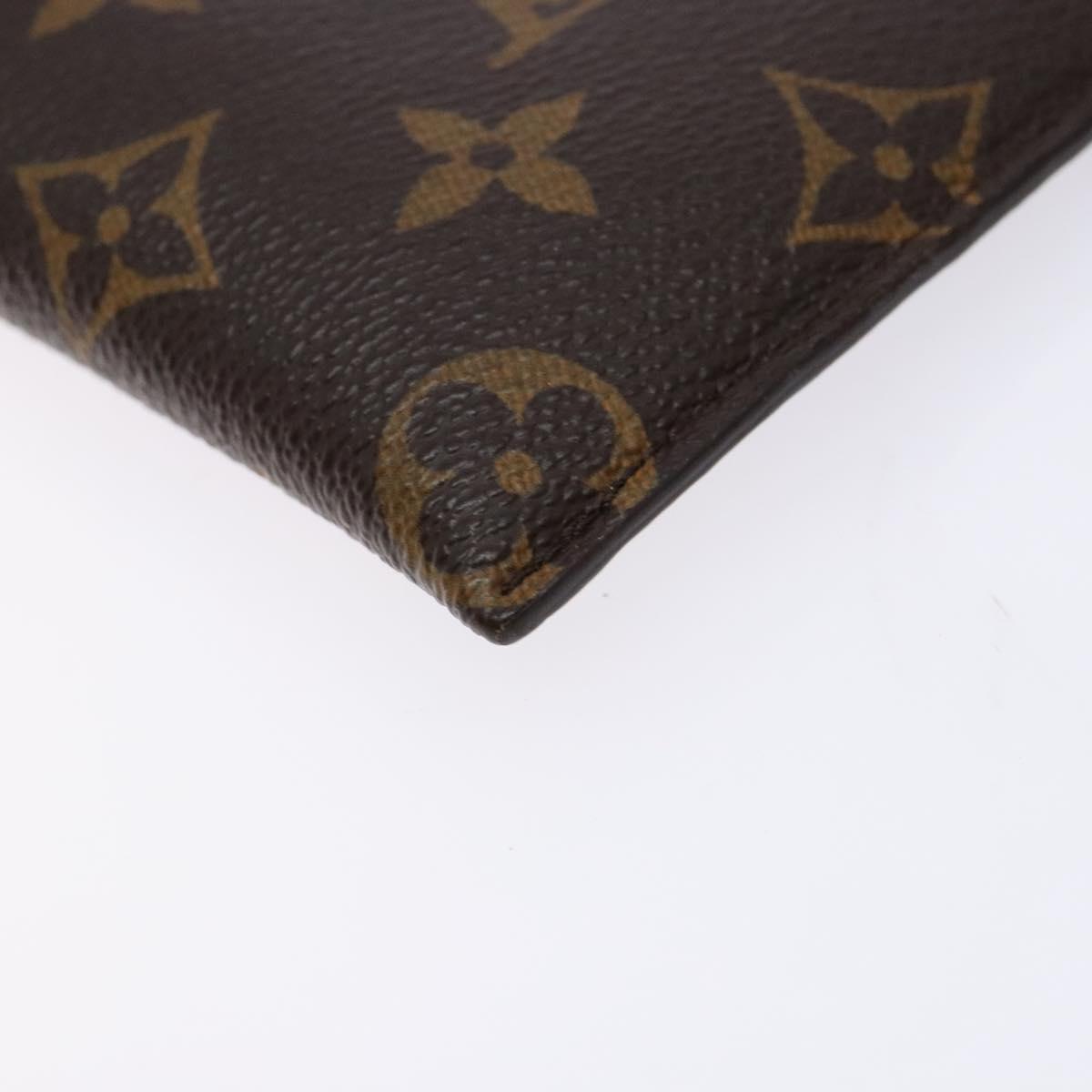 LOUIS VUITTON Monogram Etui Lunette MM Glasses Case M66544 LV Auth 135903