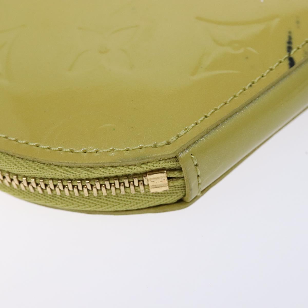 LOUIS VUITTON Vernis Porte Monnaie Chapo Coin Veil Amplession M91412 Auth 135911