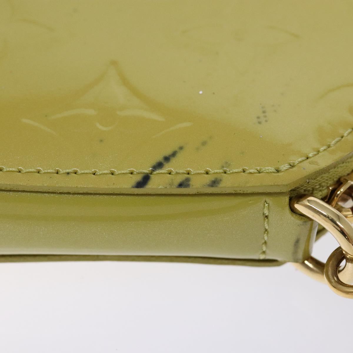 LOUIS VUITTON Vernis Porte Monnaie Chapo Coin Veil Amplession M91412 Auth 135911
