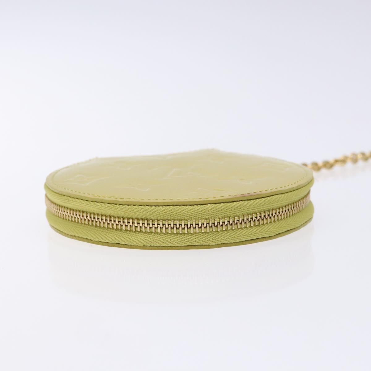 LOUIS VUITTON Vernis Porte Monnaie Chapo Coin Veil Amplession M91412 Auth 135911
