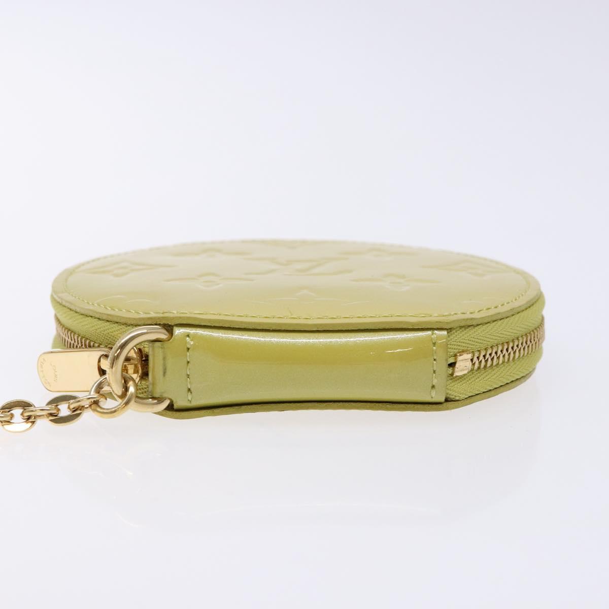 LOUIS VUITTON Vernis Porte Monnaie Chapo Coin Veil Amplession M91412 Auth 135911