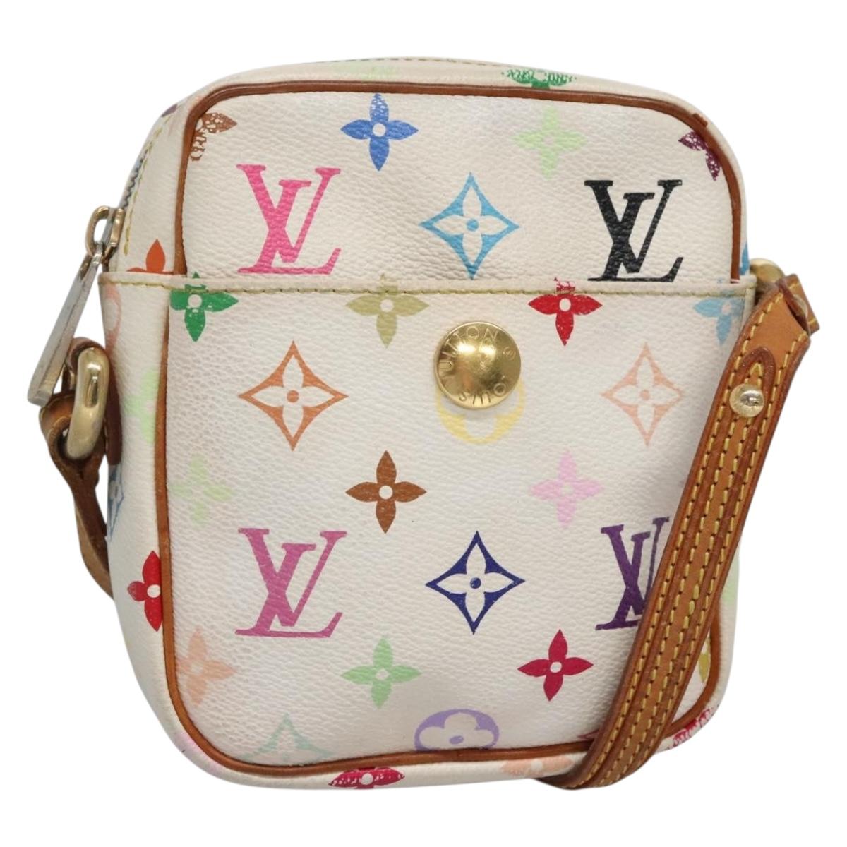 LOUIS VUITTON Monogram Multicolor lift Shoulder Bag White M40055 LV Auth 135921