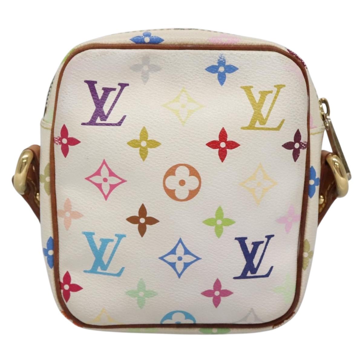 LOUIS VUITTON Monogram Multicolor lift Shoulder Bag White M40055 LV Auth 135921