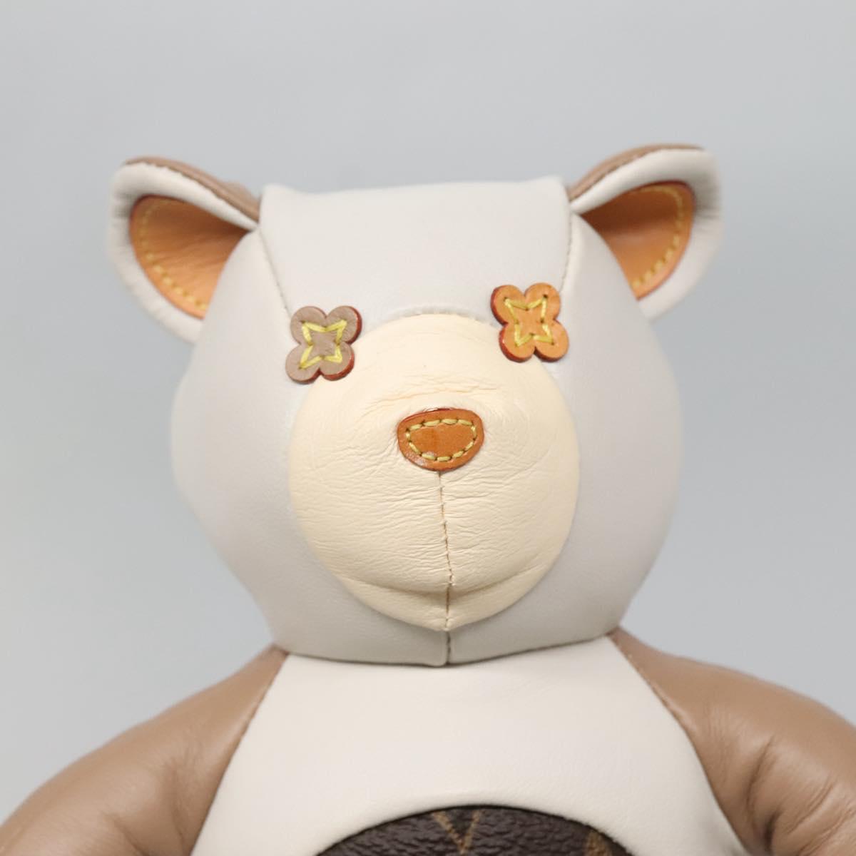 LOUIS VUITTON Monogram Teddy Bear Dudului GI0142 LV Auth 135939