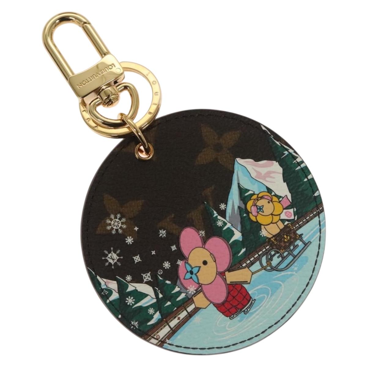 LOUIS VUITTON Monogram Vivienne Illustre Charm Gold M82633 Auth 135946