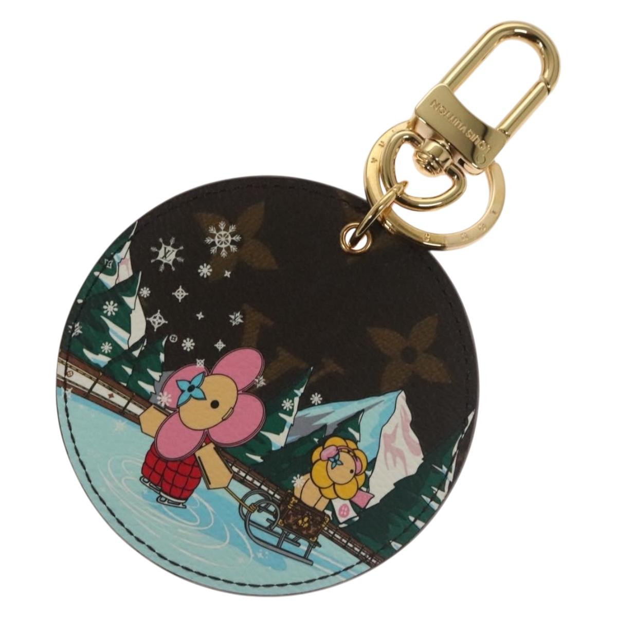 LOUIS VUITTON Monogram Vivienne Illustre Charm Gold M82633 Auth 135946