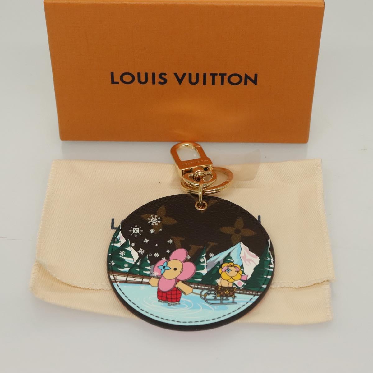 LOUIS VUITTON Monogram Vivienne Illustre Charm Gold M82633 Auth 135946