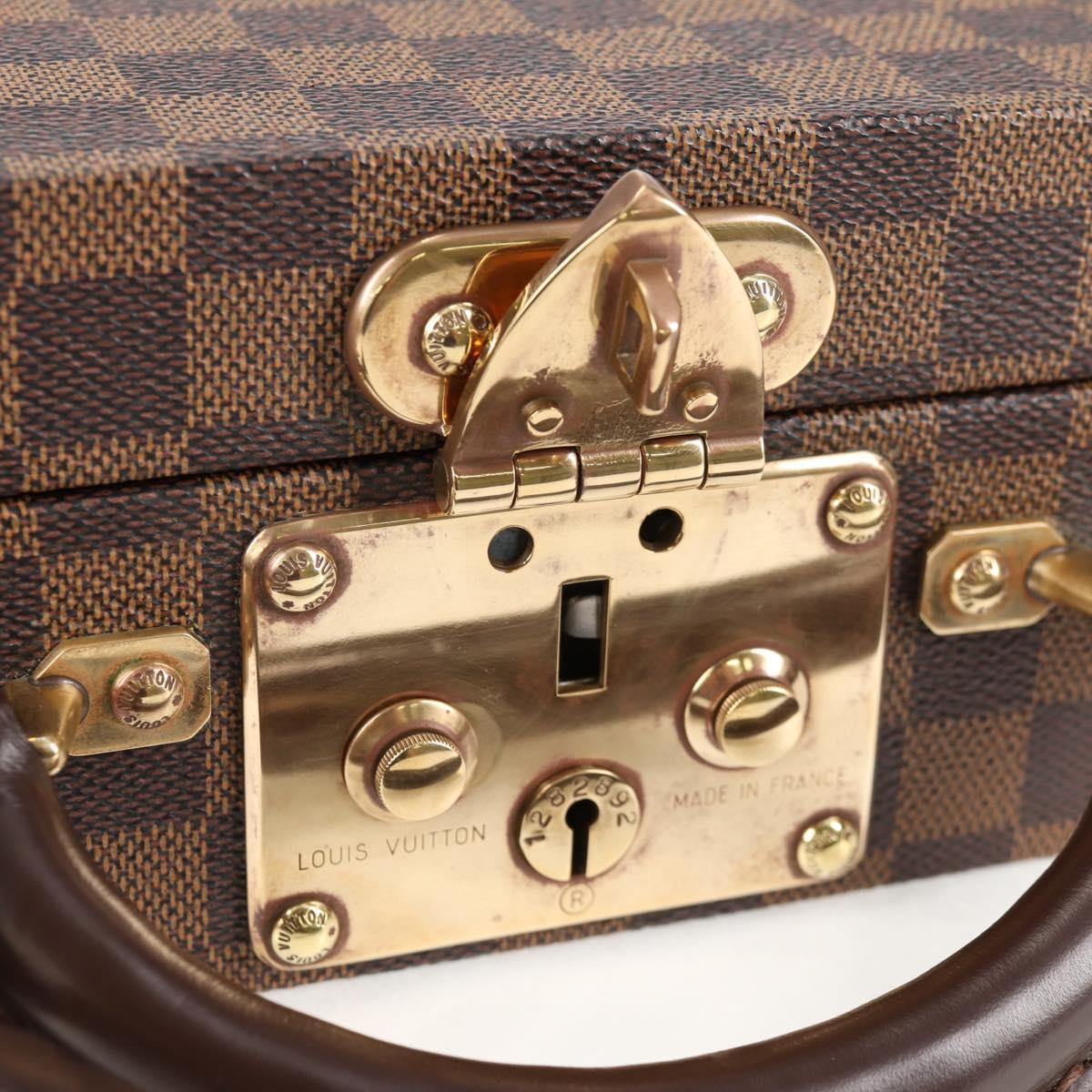 LOUIS VUITTON Damier Ebene Boite Bijou Jewelry Box SPO LV Auth 135955SV