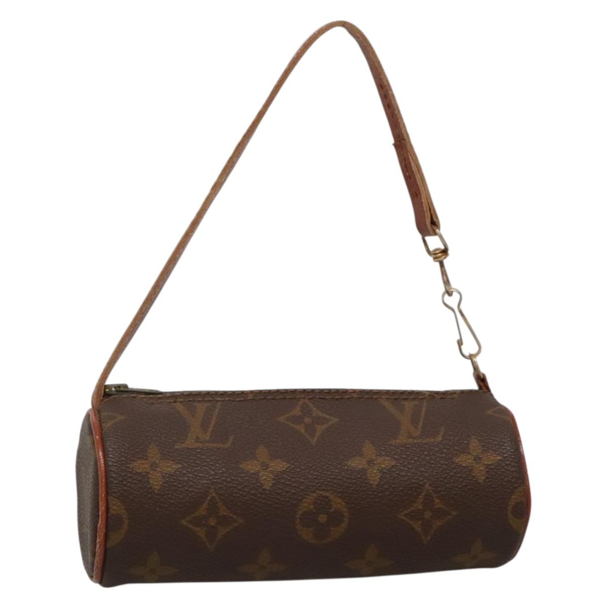 LOUIS VUITTON Monogram Papillon Pouch LV Auth 136009