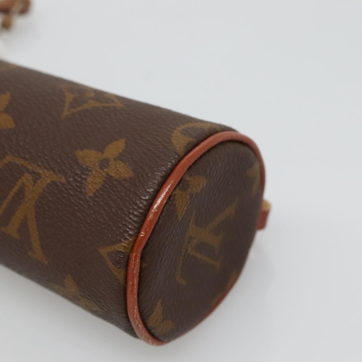 LOUIS VUITTON Monogram Papillon Pouch LV Auth 136009
