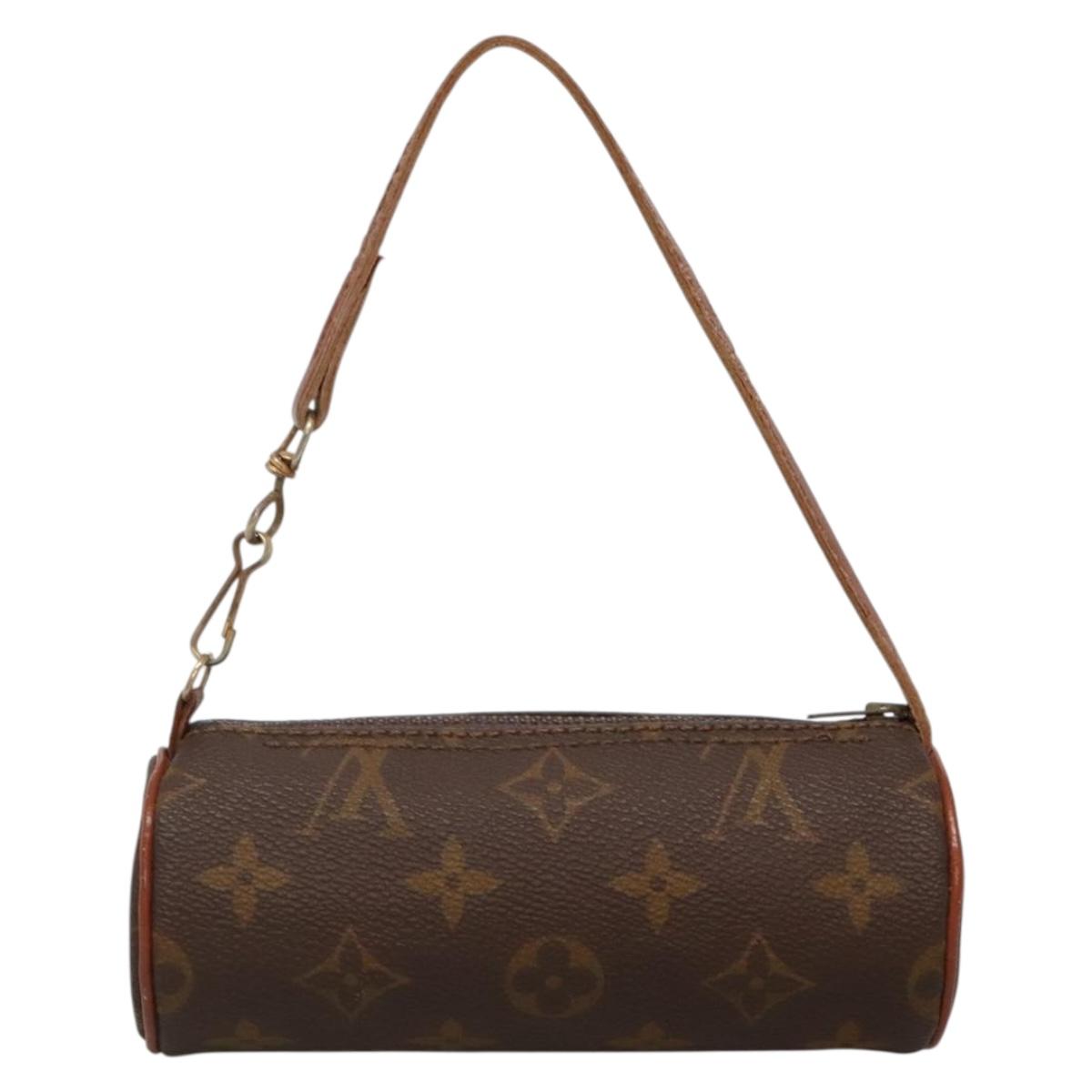 LOUIS VUITTON Monogram Papillon Pouch LV Auth 136009