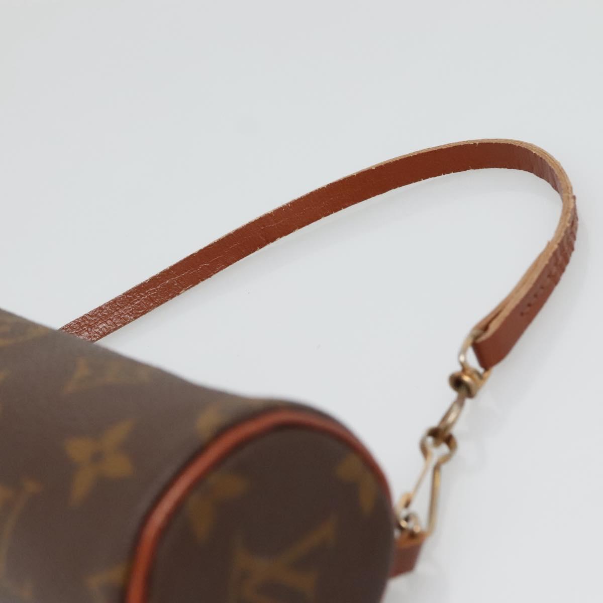 LOUIS VUITTON Monogram Papillon Pouch LV Auth 136009