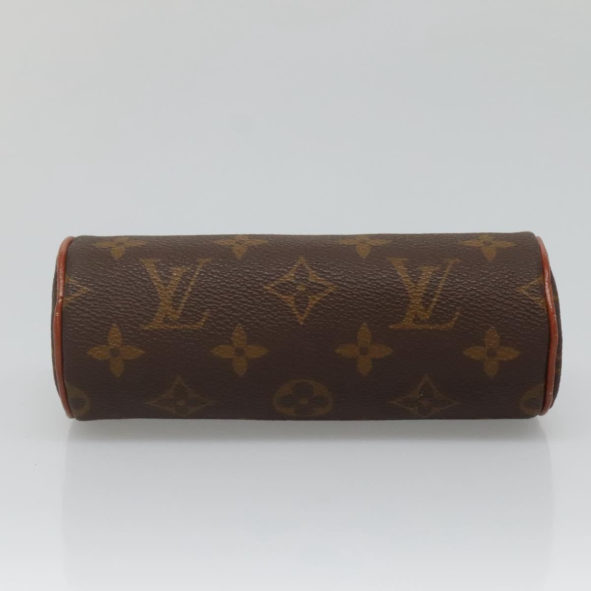 LOUIS VUITTON Monogram Papillon Pouch LV Auth 136009