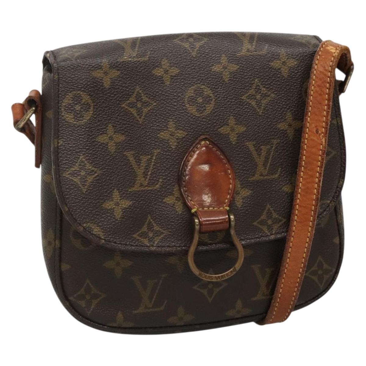 LOUIS VUITTON Monogram Monogram Saint Cloud MM Shoulder Bag M51243 Auth 136010