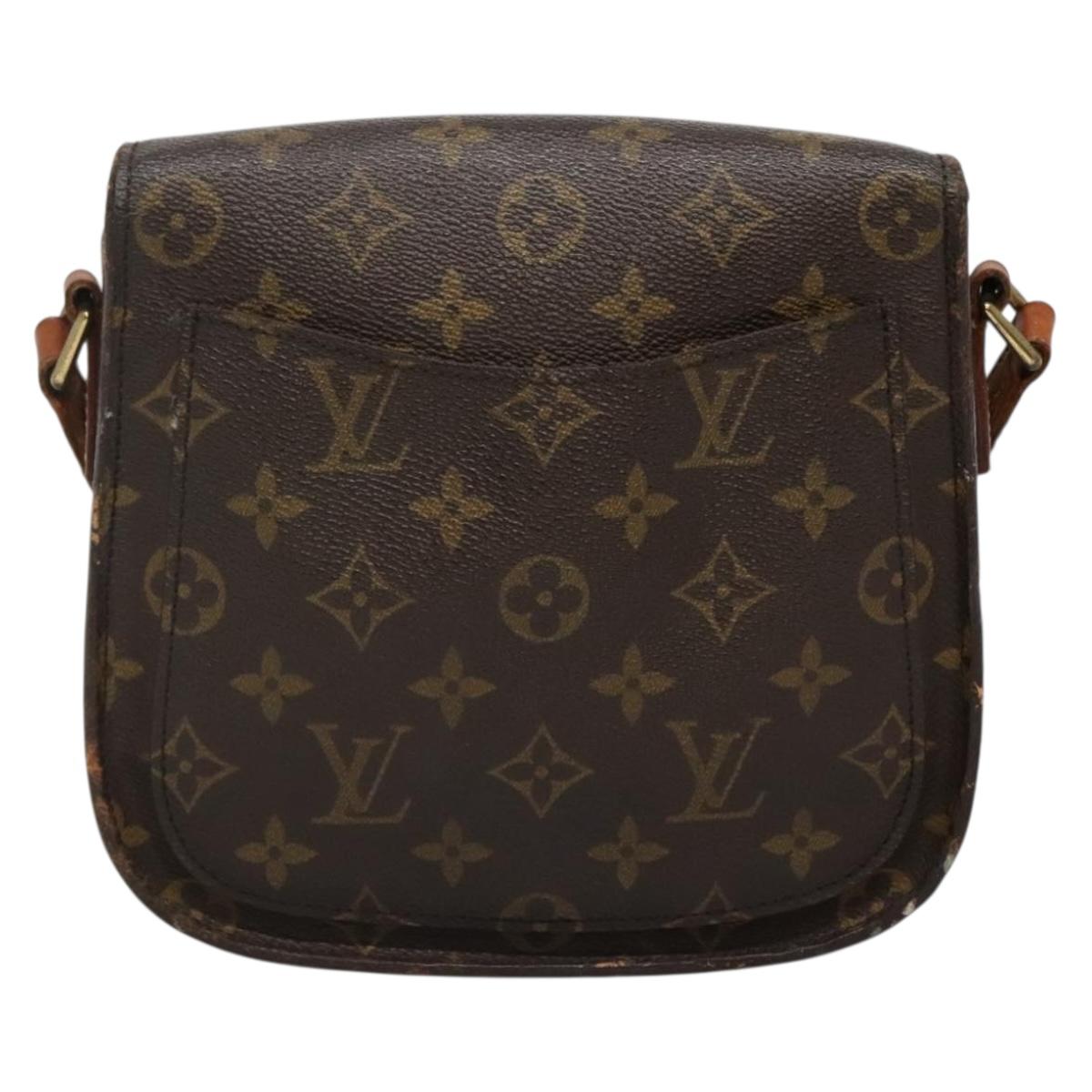 LOUIS VUITTON Monogram Monogram Saint Cloud MM Shoulder Bag M51243 Auth 136010
