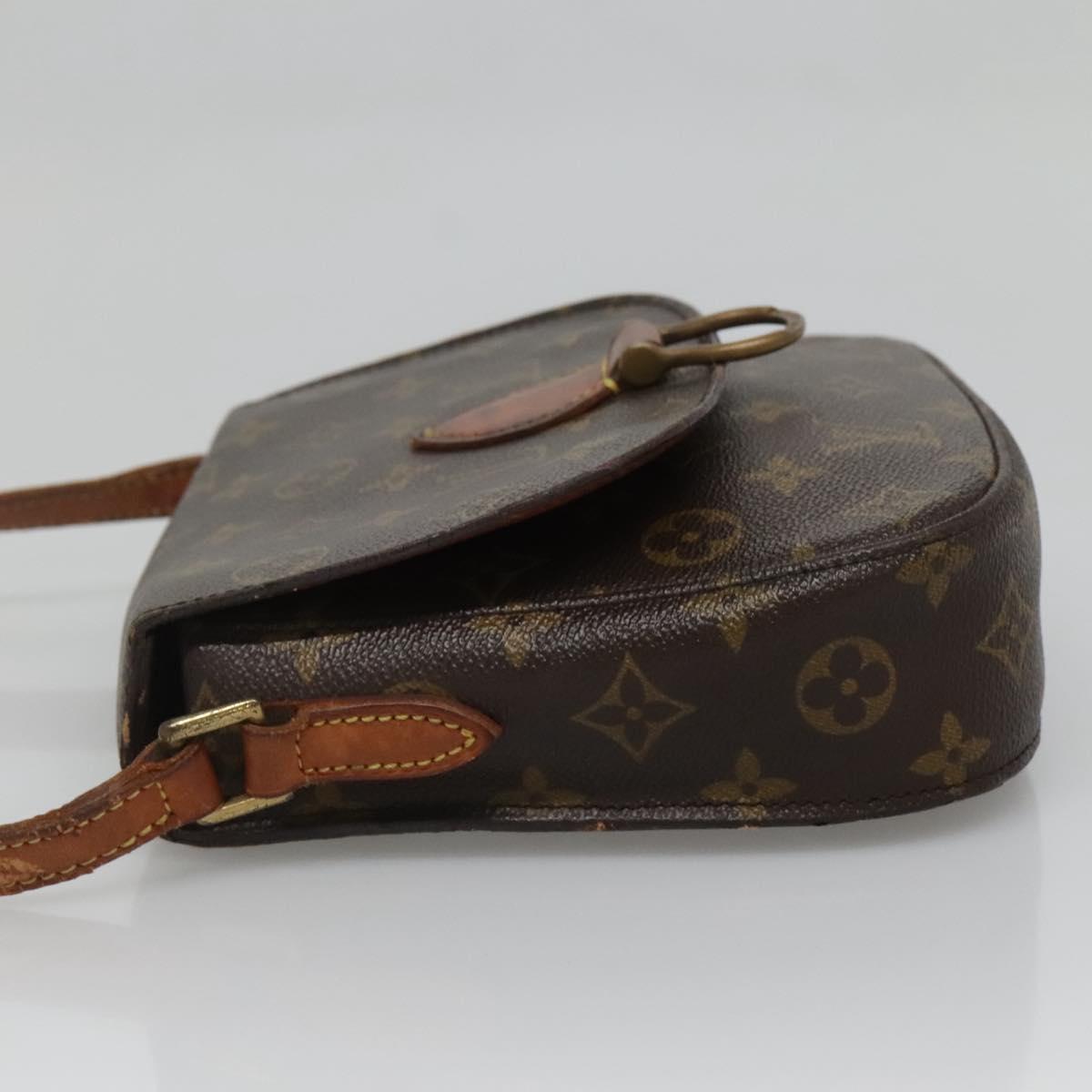 LOUIS VUITTON Monogram Monogram Saint Cloud MM Shoulder Bag M51243 Auth 136010