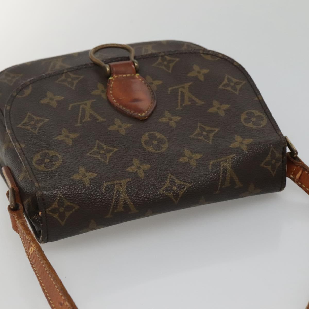 LOUIS VUITTON Monogram Monogram Saint Cloud MM Shoulder Bag M51243 Auth 136010