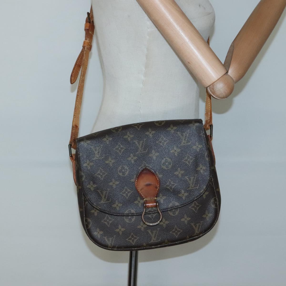 LOUIS VUITTON Monogram Monogram Saint Cloud GM Shoulder Bag M51242 Auth 136011