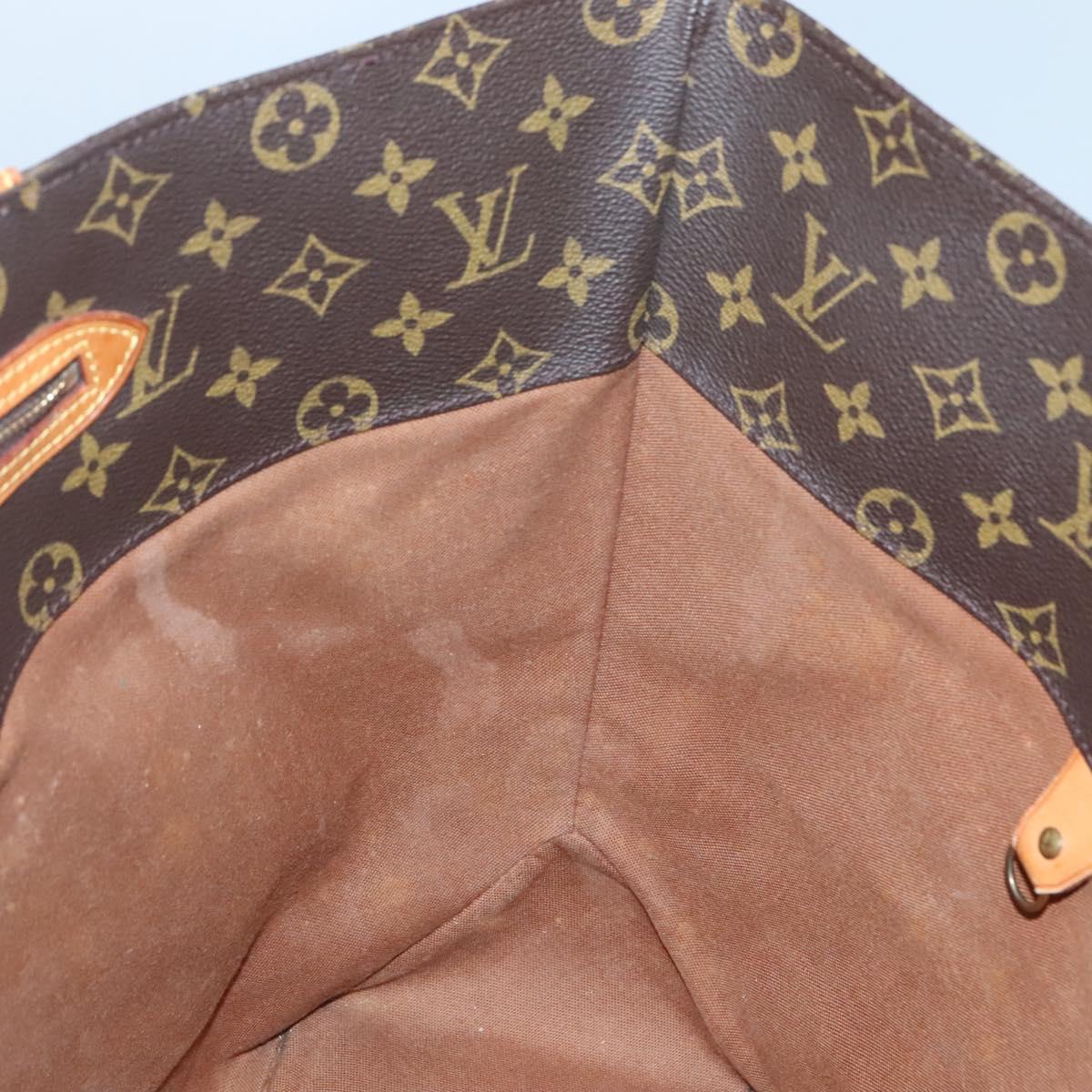 LOUIS VUITTON Monogram Sac Shopping Tote Bag M51108 LV Auth 136012