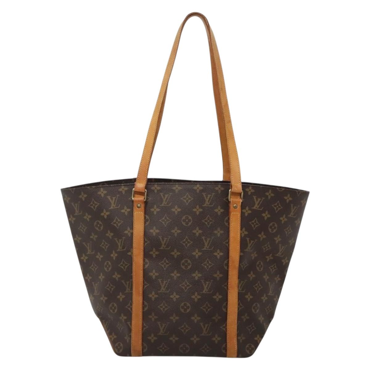 LOUIS VUITTON Monogram Sac Shopping Tote Bag M51108 LV Auth 136012