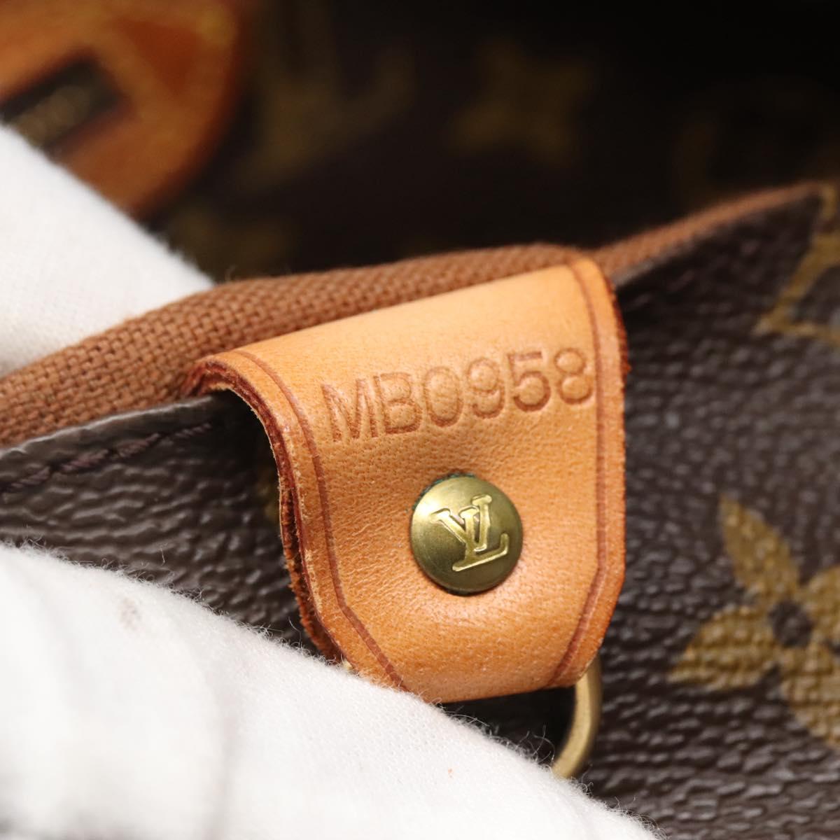 LOUIS VUITTON Monogram Sac Shopping Tote Bag M51108 LV Auth 136012