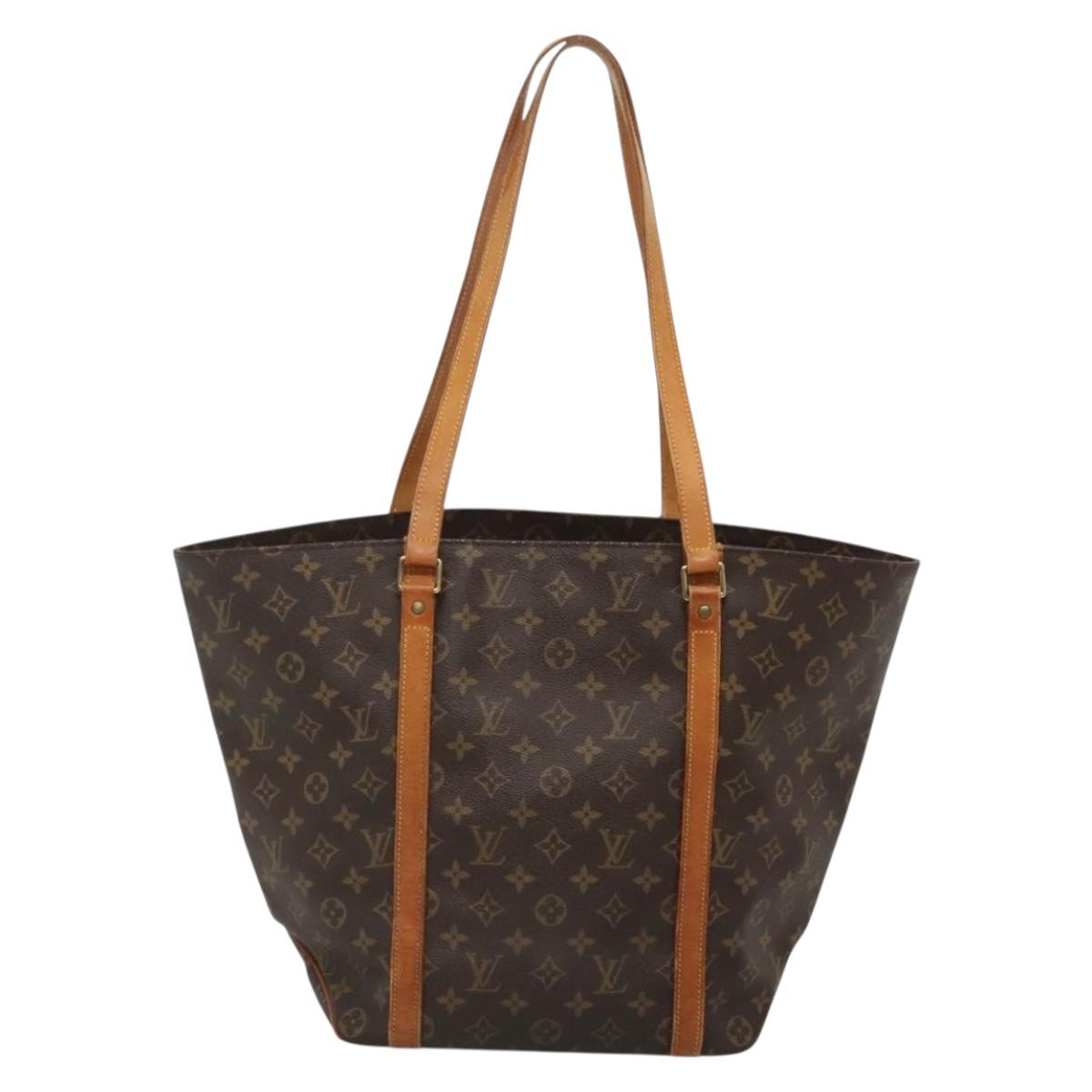 LOUIS VUITTON Monogram Sac Shopping Tote Bag M51108 LV Auth 136012