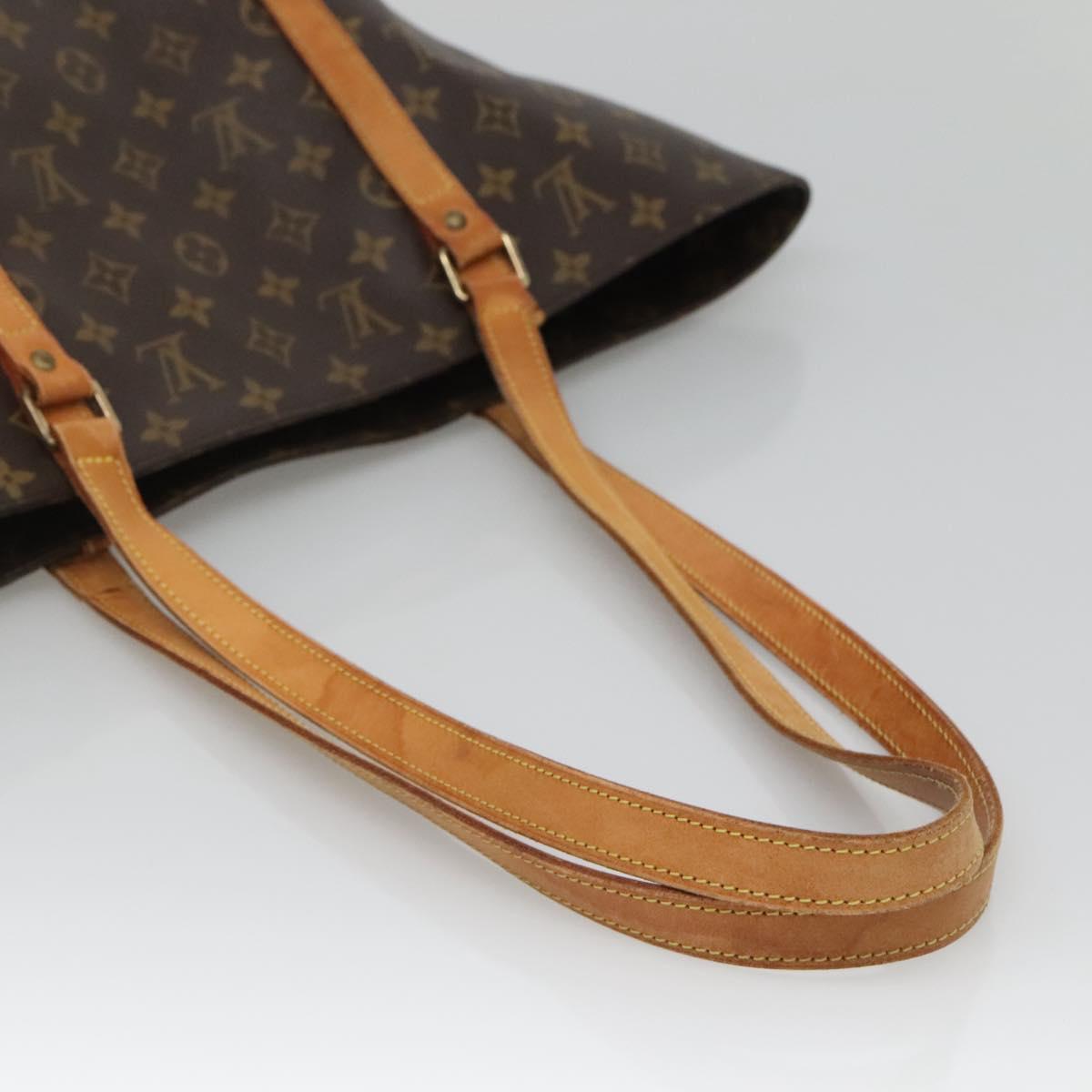 LOUIS VUITTON Monogram Sac Shopping Tote Bag M51108 LV Auth 136012