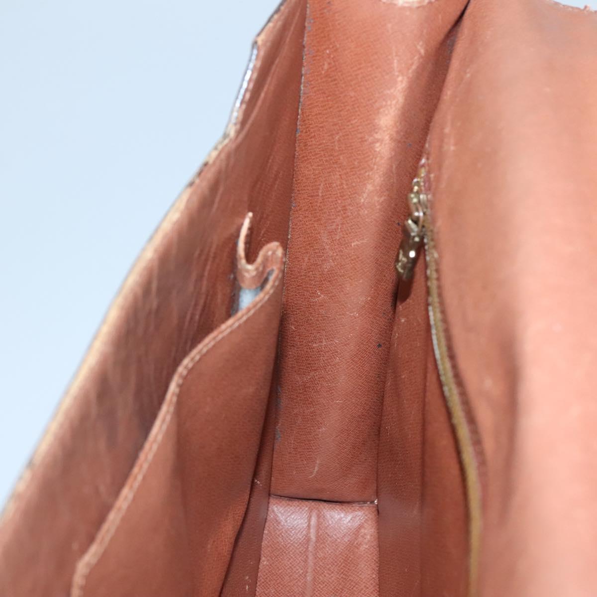 LOUIS VUITTON Monogram Porte Documents Bandouliere Bag M53338 Auth 136013