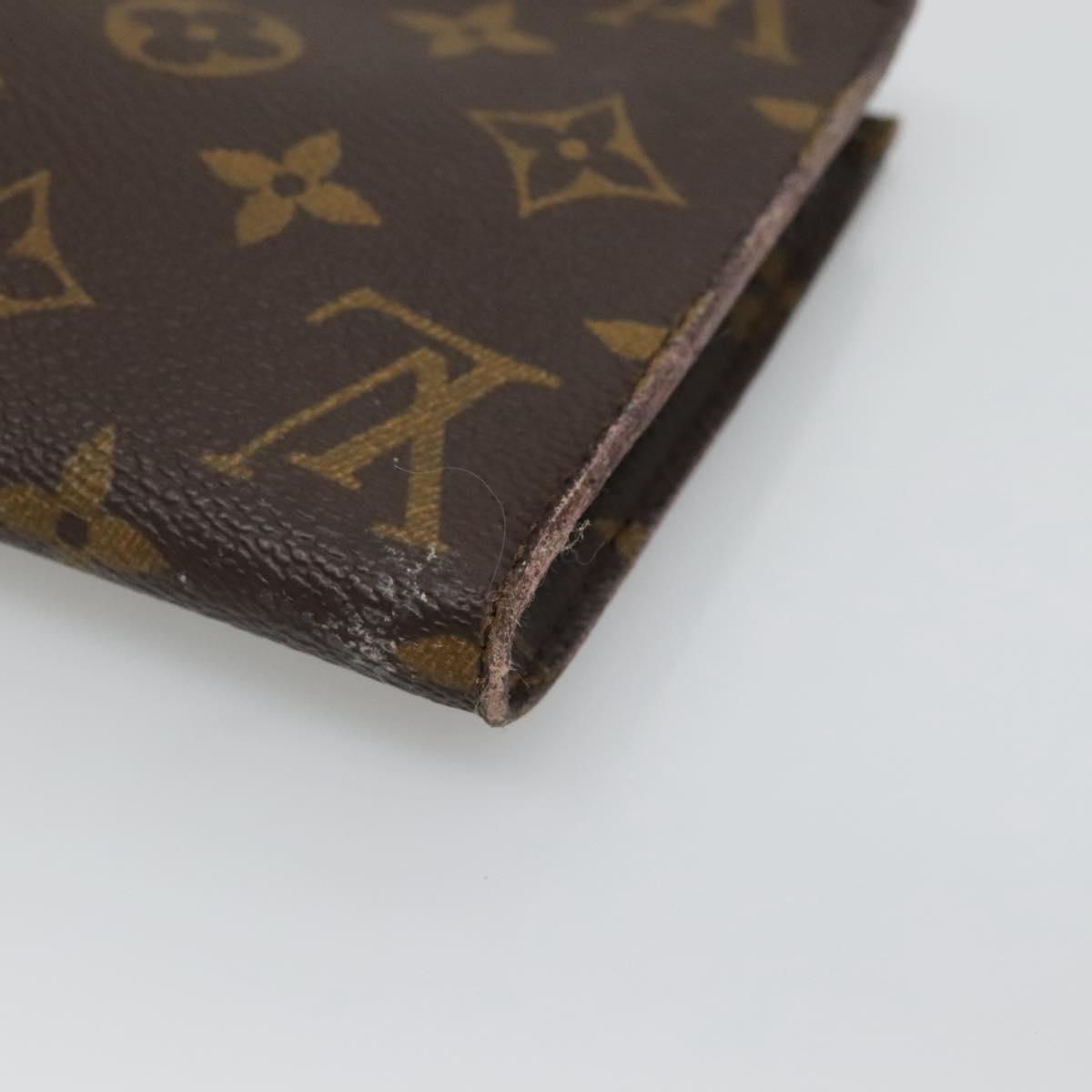 LOUIS VUITTON Monogram Bucket GM Accessory Pouch LV Auth 136025