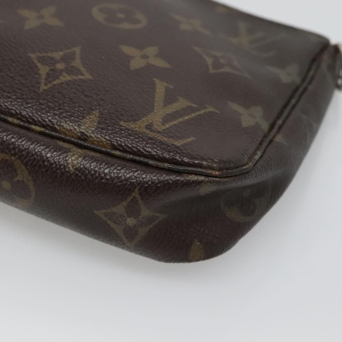 LOUIS VUITTON Monogram Pochette Accessoires Pouch M51980 LV Auth 136026