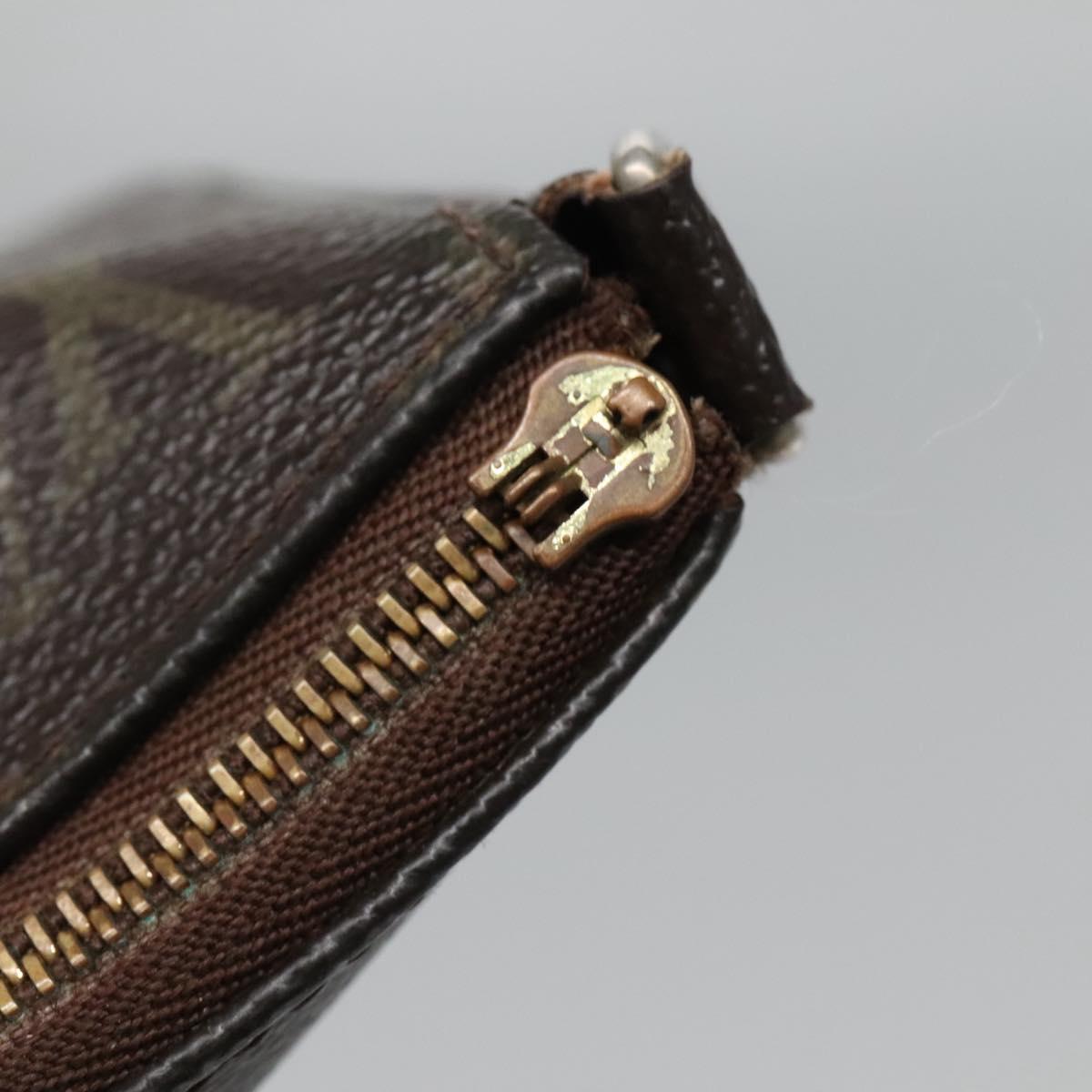 LOUIS VUITTON Monogram Pochette Accessoires Pouch M51980 LV Auth 136026
