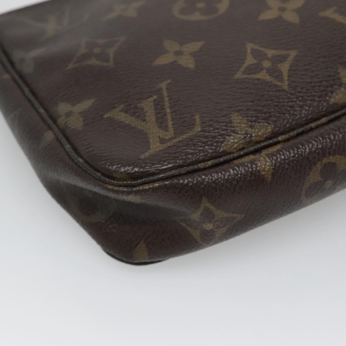 LOUIS VUITTON Monogram Pochette Accessoires Pouch M51980 LV Auth 136026