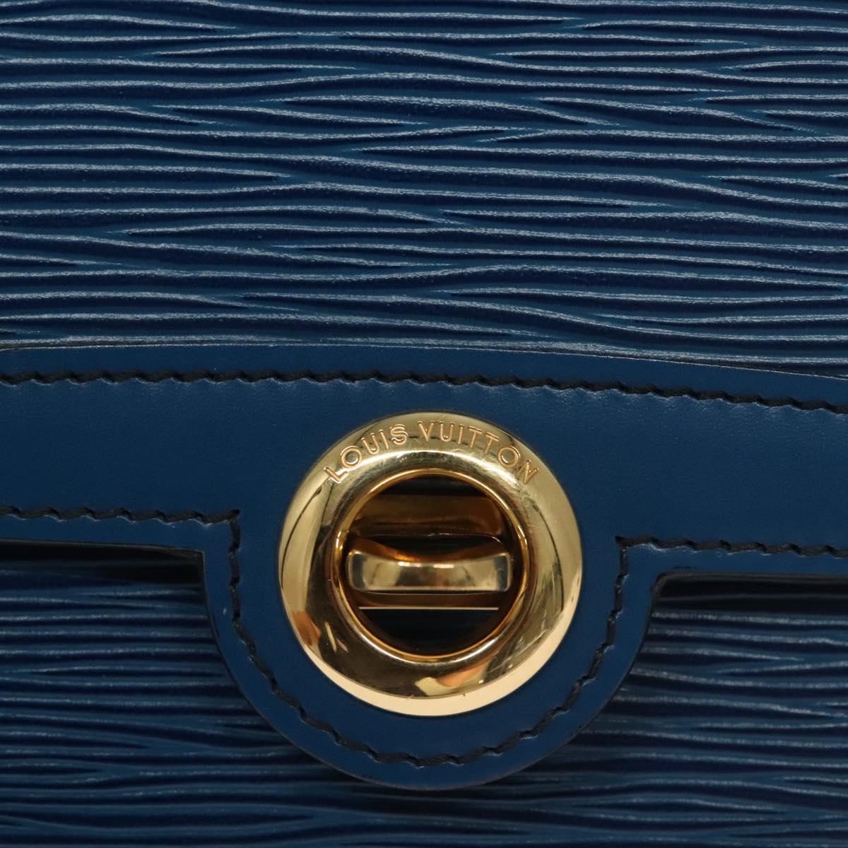 LOUIS VUITTON Epi Pochette Arche Shoulder Bag Blue M52575 LV Auth 136042