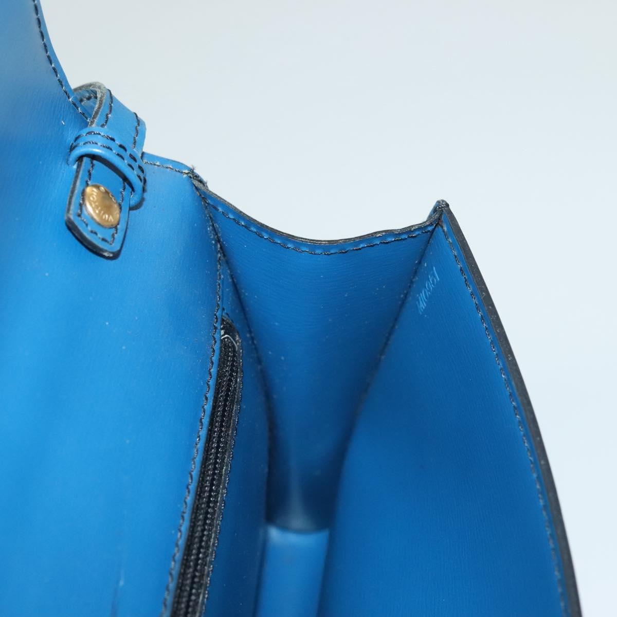 LOUIS VUITTON Epi Pochette Arche Shoulder Bag Blue M52575 LV Auth 136042