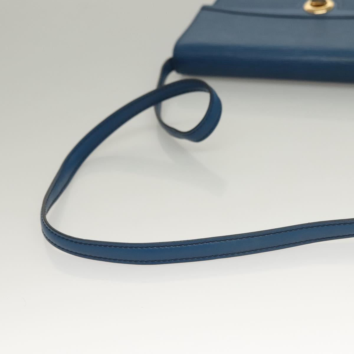 LOUIS VUITTON Epi Pochette Arche Shoulder Bag Blue M52575 LV Auth 136042