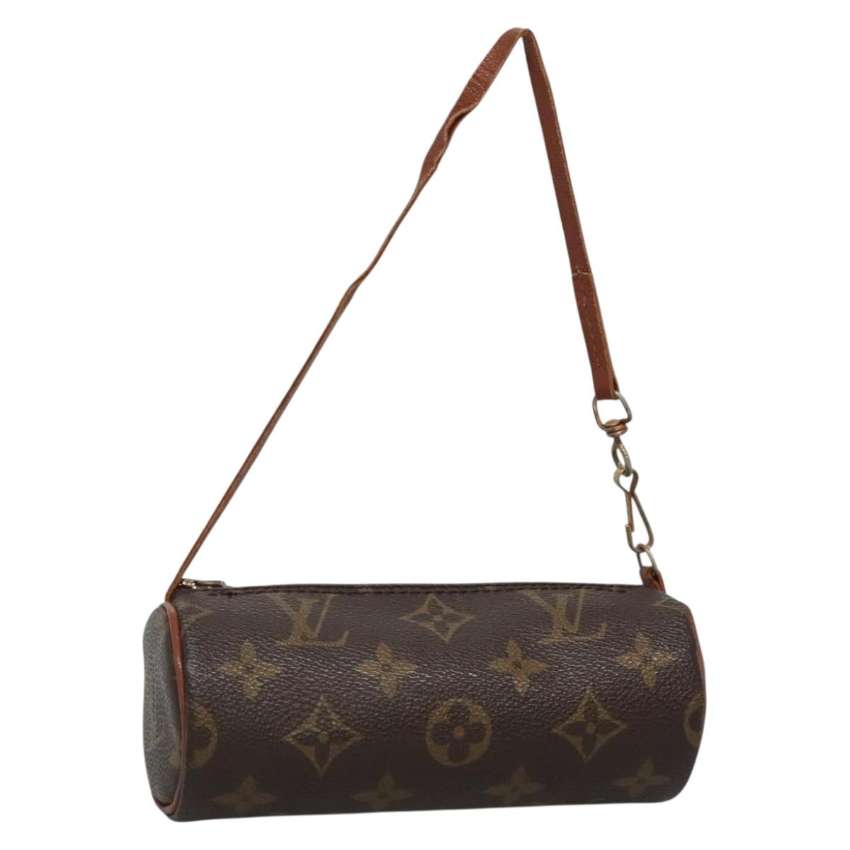 LOUIS VUITTON Monogram Papillon Pouch LV Auth 136065