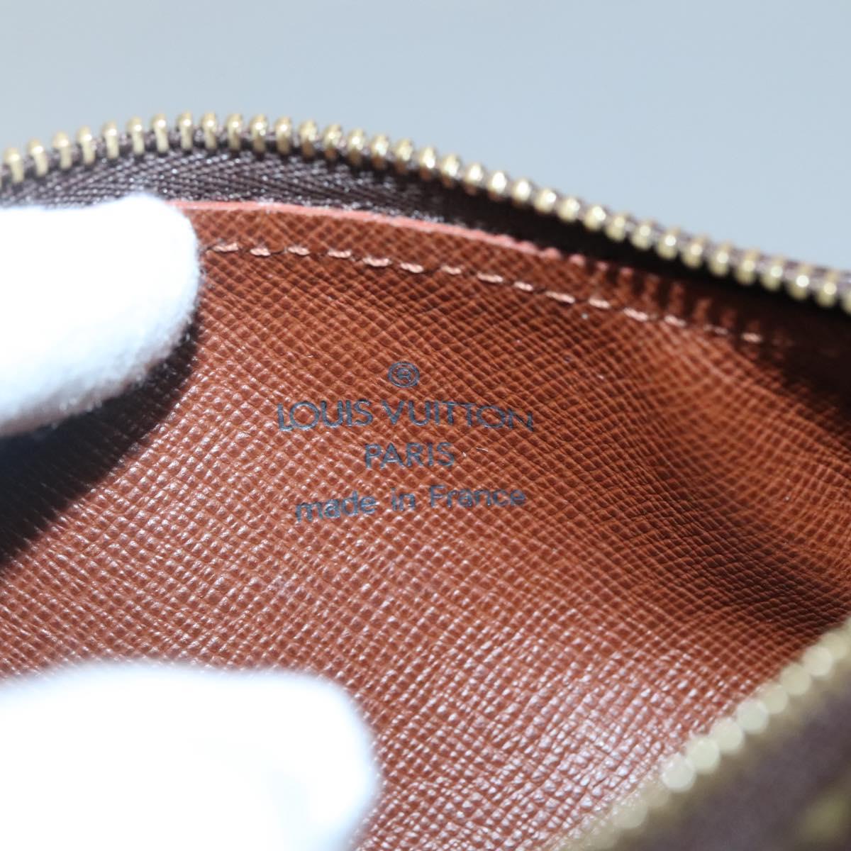LOUIS VUITTON Monogram Papillon Pouch LV Auth 136090