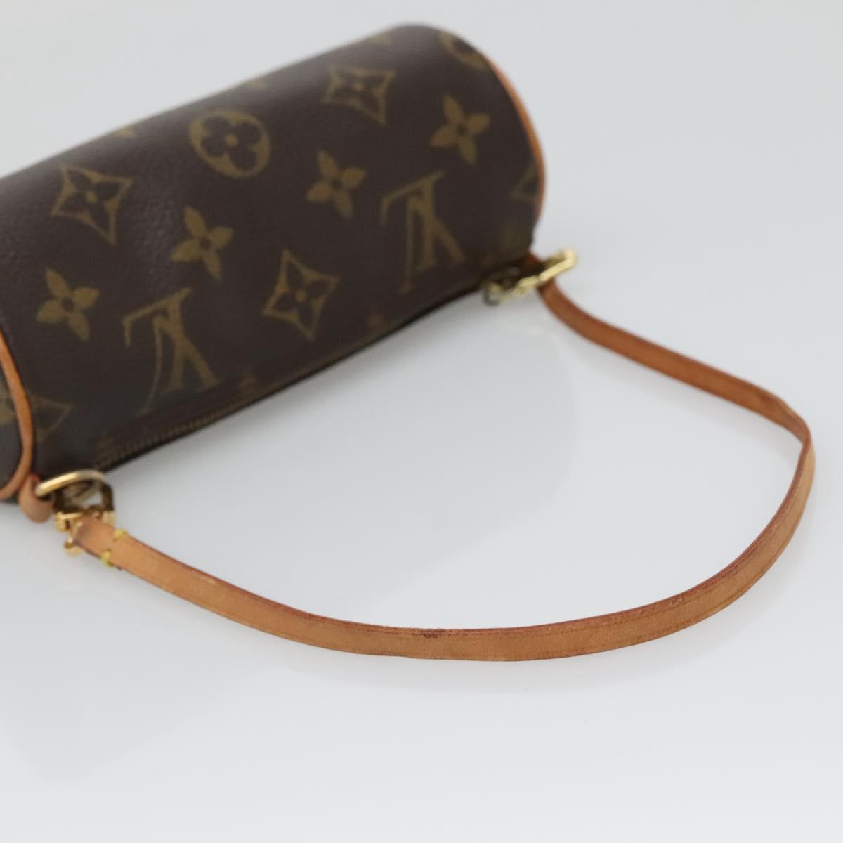 LOUIS VUITTON Monogram Papillon Pouch LV Auth 136090
