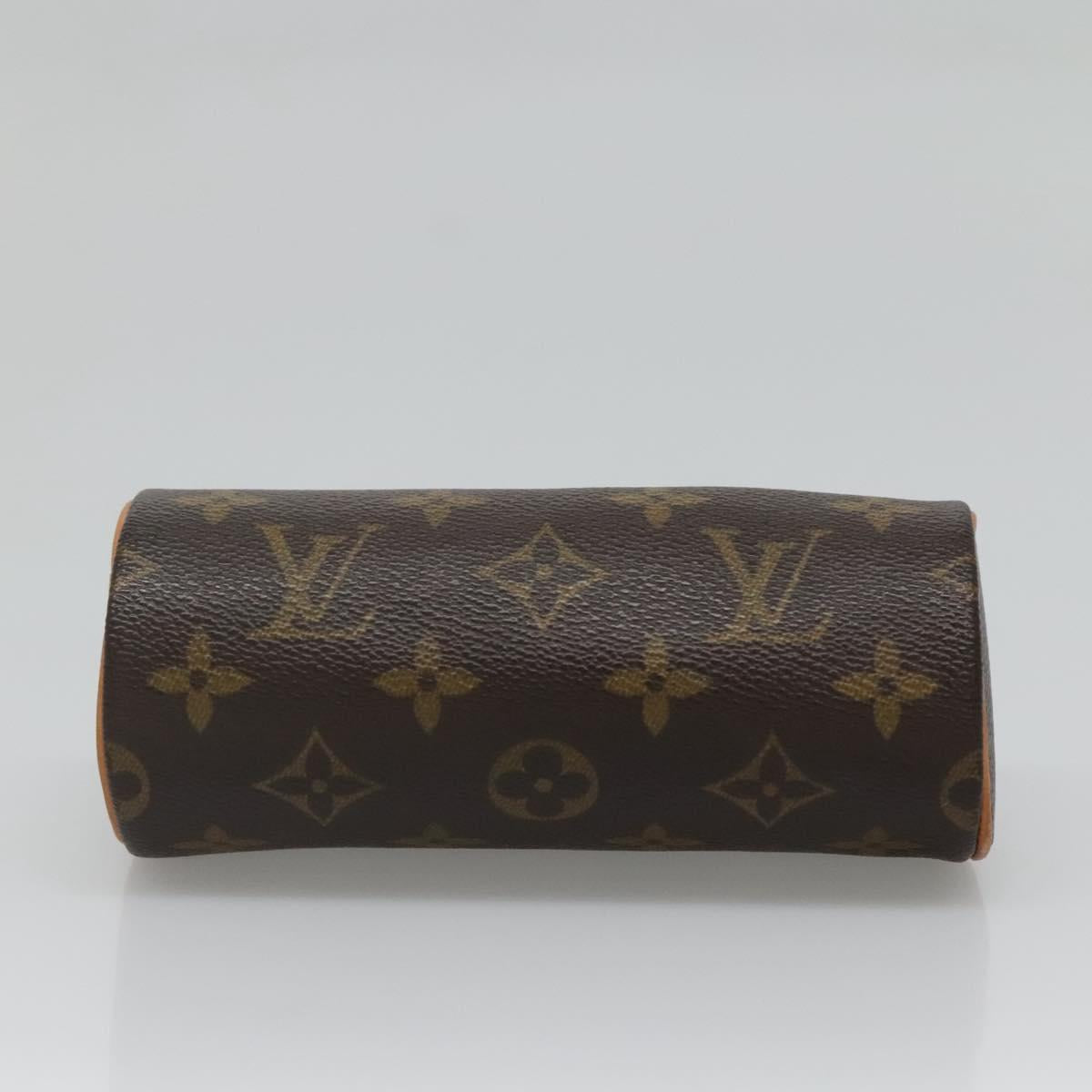 LOUIS VUITTON Monogram Papillon Pouch LV Auth 136090