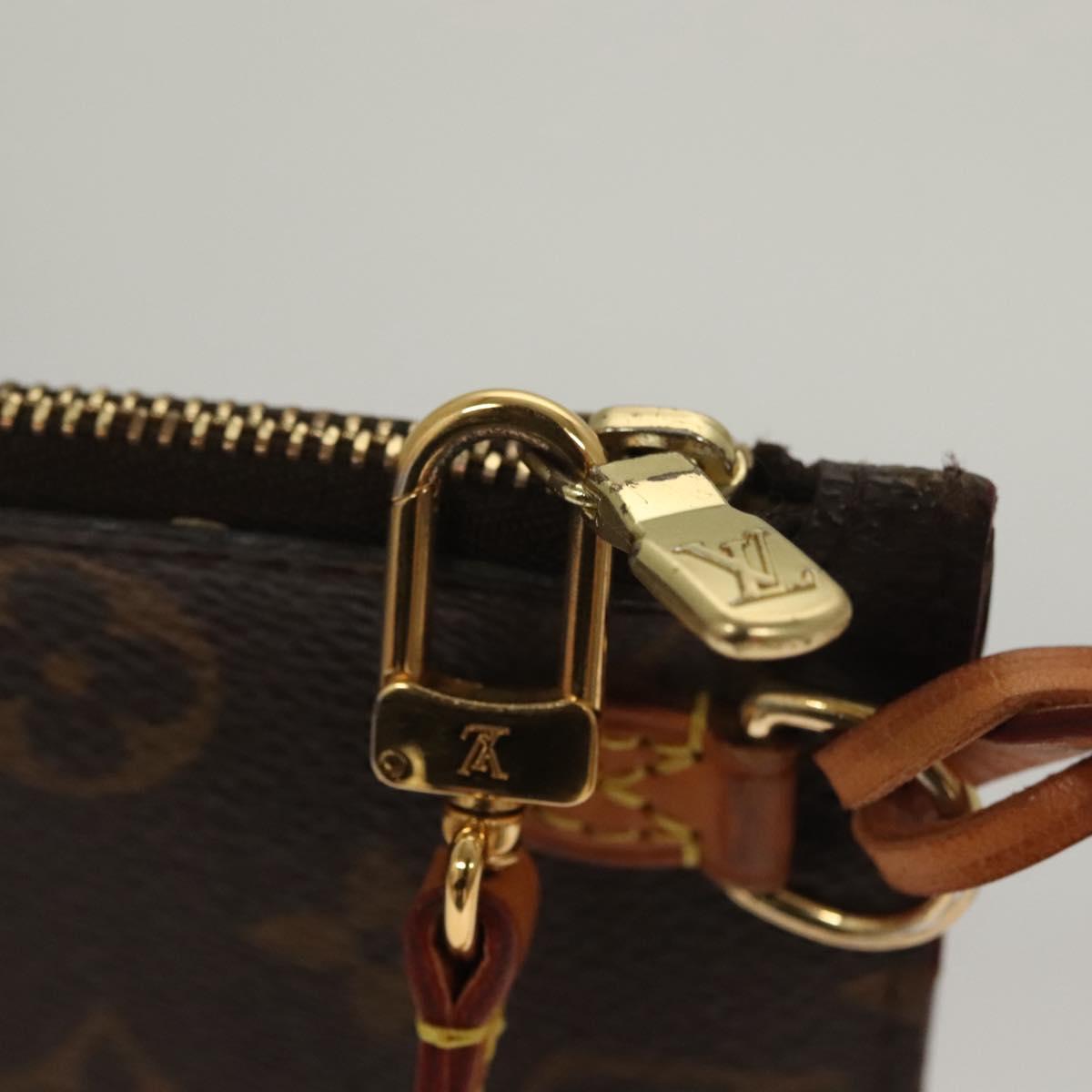 LOUIS VUITTON Monogram Neverfull PM Pouch Pouch LV Auth 136091