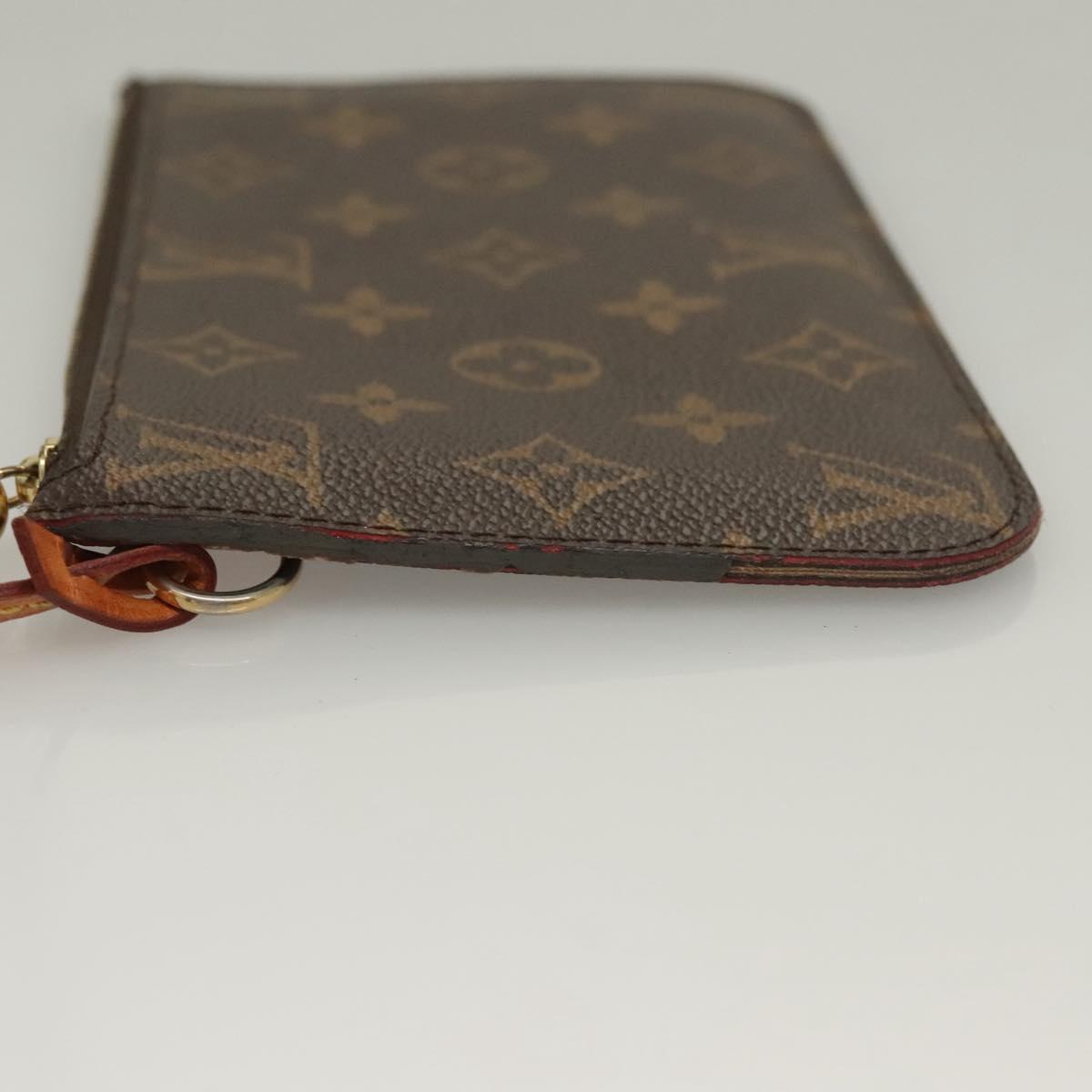 LOUIS VUITTON Monogram Neverfull PM Pouch Pouch LV Auth 136091