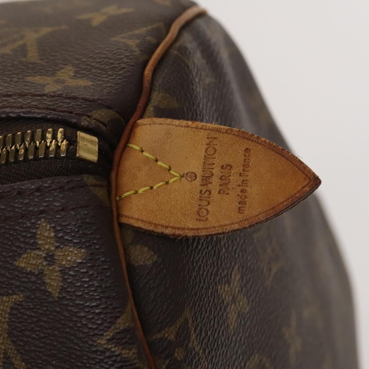 LOUIS VUITTON Monogram Keepall 55 Boston Bag M41424 LV Auth 136102