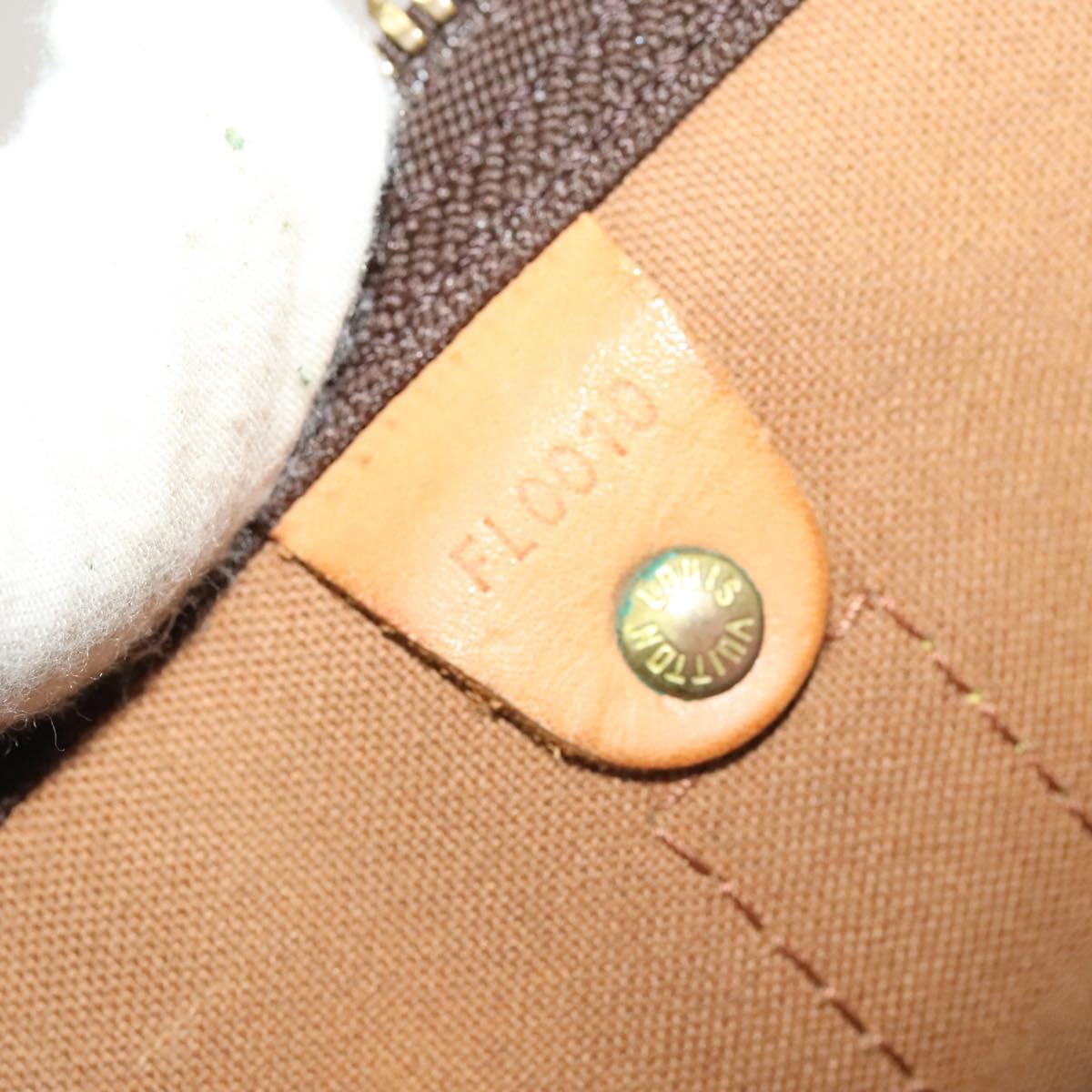 LOUIS VUITTON Monogram Keepall 55 Boston Bag M41424 LV Auth 136102