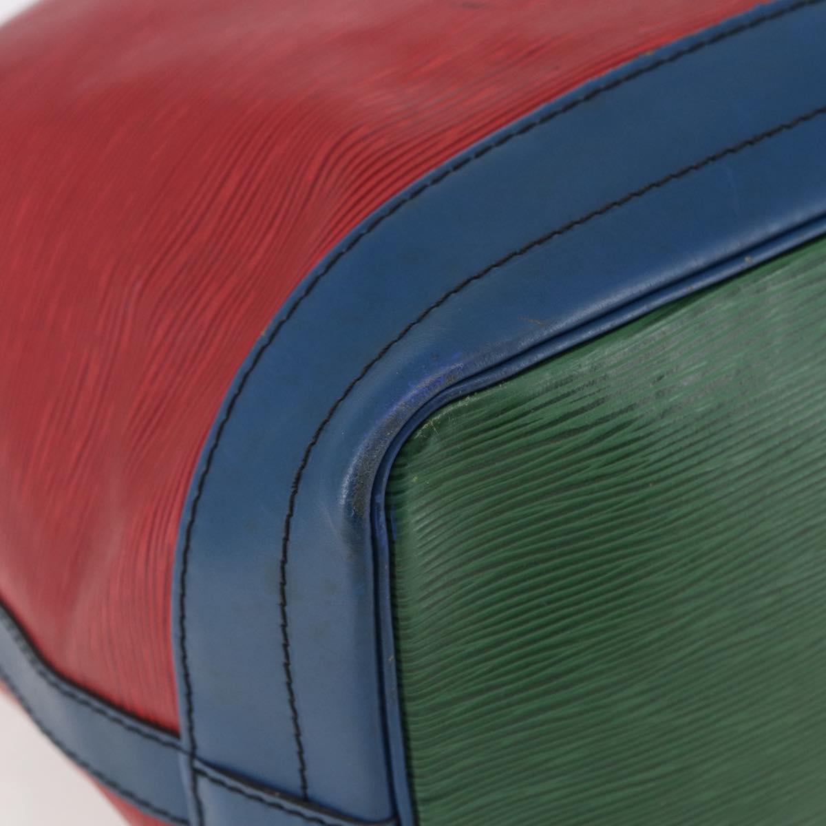 LOUIS VUITTON Epi Toriko color Noe Bag Red Blue Green M44084 LV Auth 136128