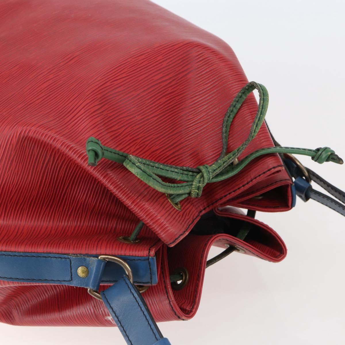 LOUIS VUITTON Epi Toriko color Noe Bag Red Blue Green M44084 LV Auth 136128