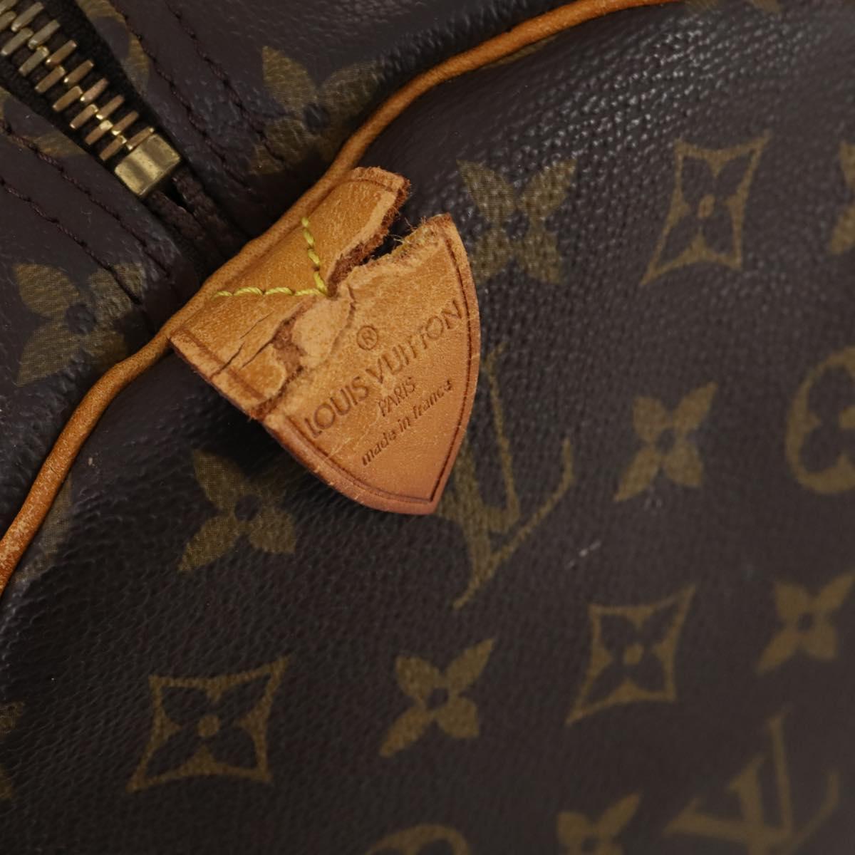 LOUIS VUITTON Monogram Keepall 60 Boston Bag M41422 LV Auth 136139