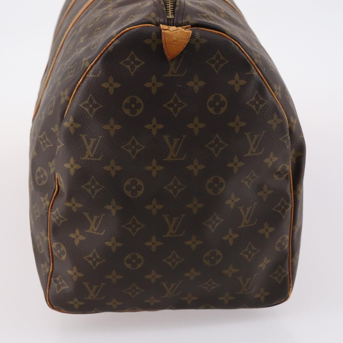 LOUIS VUITTON Monogram Keepall 60 Boston Bag M41422 LV Auth 136139